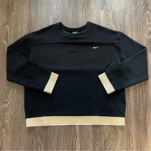 Nike Black & Gold Sweatshirt NWT